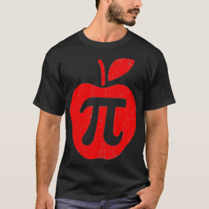 Camiseta Apple Pi Day Engraçado Nerd Matemático Professor 3