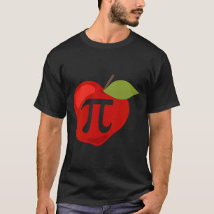 Camiseta Apple Pi Engraçado Professor de Matemática Dia de