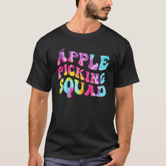 Camiseta Apple Picting Squad Sippin Tie Dye Harvest Apple S