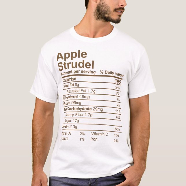 Camiseta Apple Strudel (Frente)