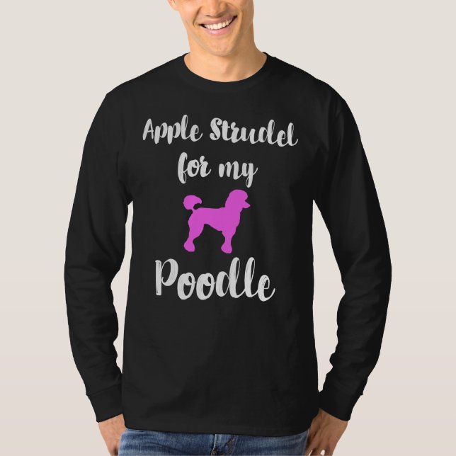 Camiseta Apple Strudel Poodle Animal Love Alemanha típica G (Frente)