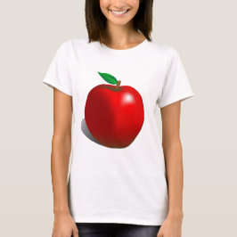 Camiseta Apple vermelho