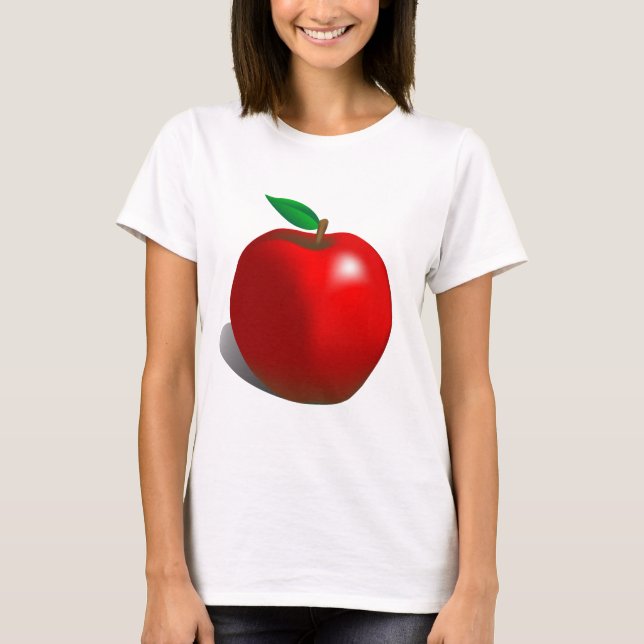 Camiseta Apple vermelho (Frente)