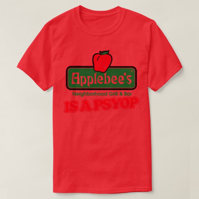 Camiseta Applebes É Um Psicopata (Frente do Design)