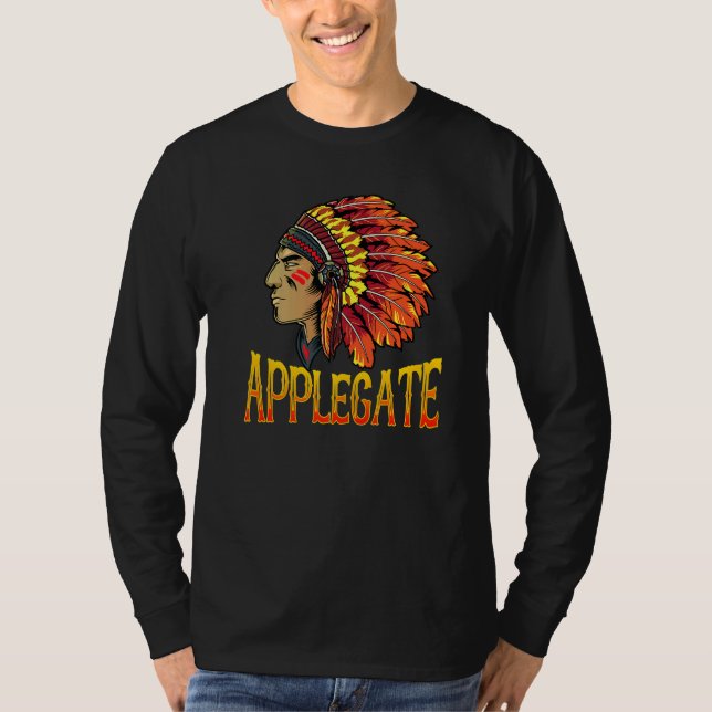 Camiseta Applegate Tribe Native American Applegate Heritage (Frente)