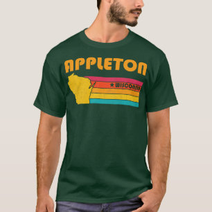 Camiseta Appleton Wisconsin Vintage angustiou Souvenir
