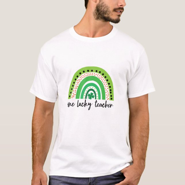 Camiseta Apprec Do Dia De Patrick, Uma Rua De Shamrock Sort (Frente)