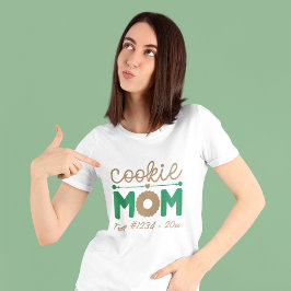 Camiseta Apprecição Personalizada para a Mãe das Cookies Gi