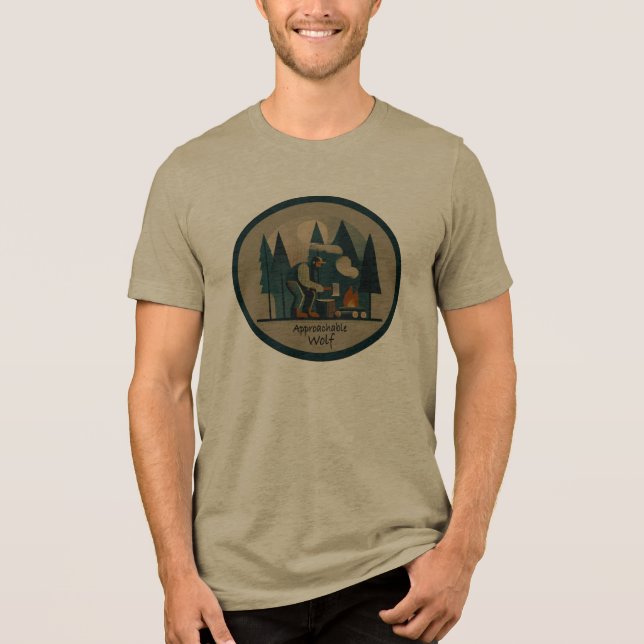 Camiseta Approachable Wolf Tee Shirt  (Frente)