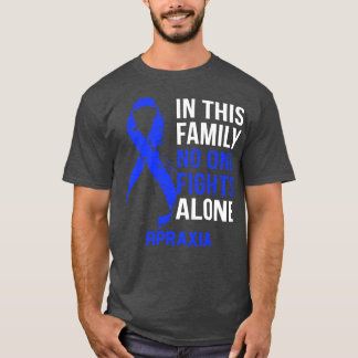 Camiseta Apraxia Consciência Ninguém Luta Sozinha Esperança
