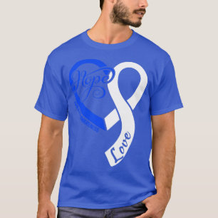 Camiseta Apraxia Consciência Pessoas Adoram Fita Coração Fe