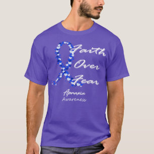 Camiseta Apraxia Sensibilização Fé Sobre Medo Nesta Família