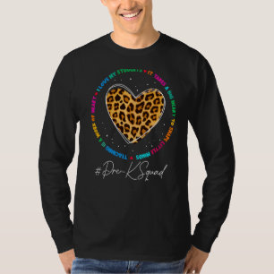 Camiseta Apreciação Admin da Escola Pré-K de Professores