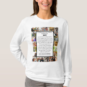 Camiseta Apreciação da Amizade Colagem de Fotos BFF 22