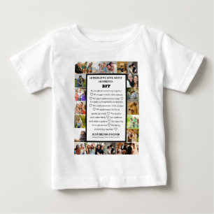 Camiseta Apreciação da Amizade Colagem de Fotos BFF 22