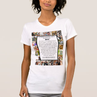 Camiseta Apreciação da Amizade | Colagem de Fotos BFF 22