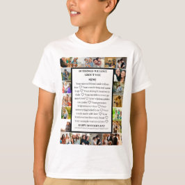 Camiseta Apreciação da mãe | Colagem de fotos do dia de as