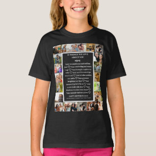 Camiseta Apreciação da mamãe   Dia das Mães Colagem de 22 F