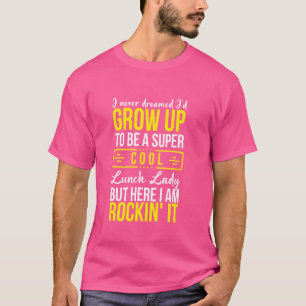 Camiseta Apreciação Da Senhora Do Almoço De Volta À Cafetar