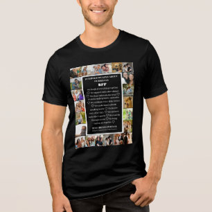 Camiseta Apreciação de Amizade   Colagem de Fotos BFF 22
