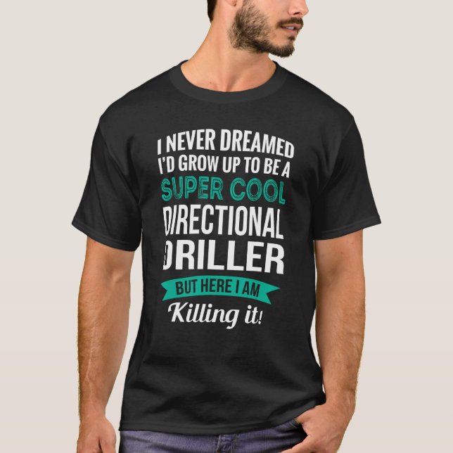 Camiseta Apreciação de Driller Direcional (Frente)