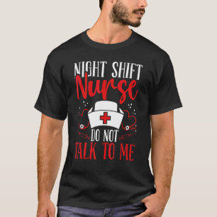 Camiseta Apreciação de Enfermeiro com Turnos Noturnos Enfer