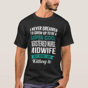 Camiseta Apreciação de Médio de Enfermeiro Registrada