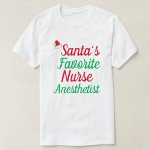 Camiseta Apreciação de Natal para Enfermeira Favorita dos p