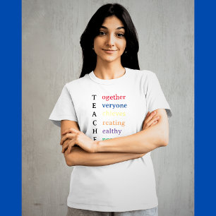 Camiseta Apreciação de Professores do Acrônimo Divertido