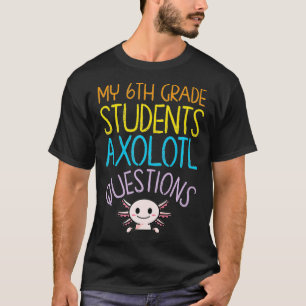 Camiseta Apreciação de Professores do Grau 6 I Perguntas 