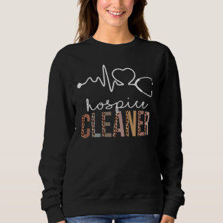 Camiseta Apreciação de Pulsação Leopard do Cleaner do Hospi