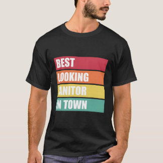 Camiseta Apreciação De Trabalho De Janitor Melhor Olhada Na