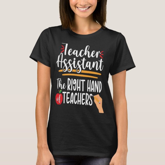 Camiseta Apreciação do Assistente de Professores Ensinando  (Frente)