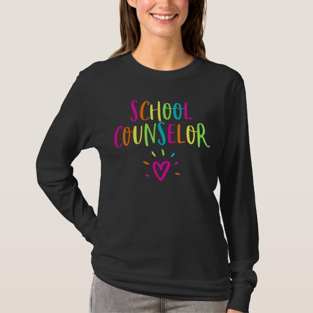 Camiseta Apreciação Do Conselheiro De Orientação Escolar De (Frente)