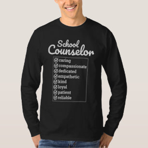Camiseta Apreciação Do Conselheiro De Orientação Escolar De