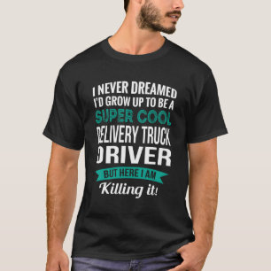 Camiseta Apreciação do Driver de Caminhão de Entrega