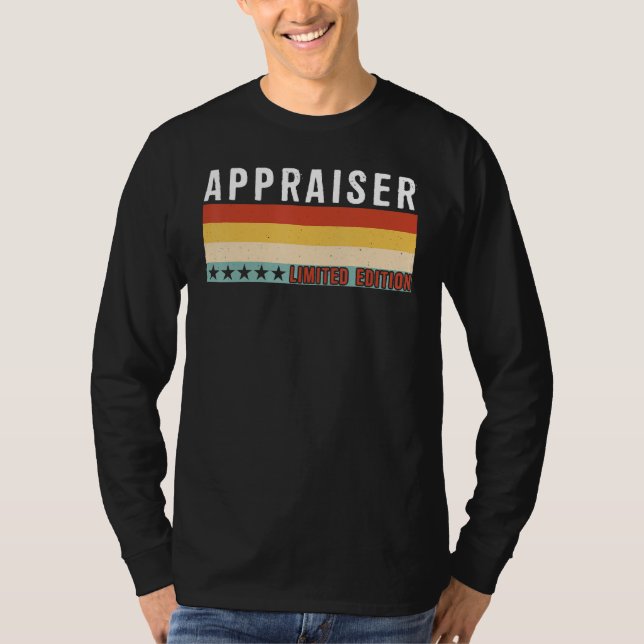 Camiseta Apreciação do Empregado de Título de Cargo do Aval (Frente)