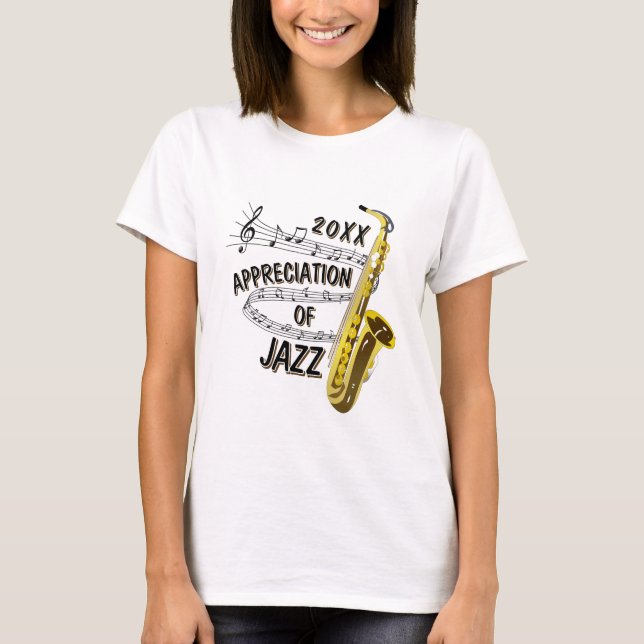 Camiseta Apreciação do Jazz (Frente)