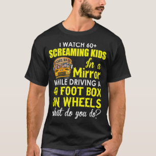 Camiseta Apreciação do Motorista de Ônibus Escolar