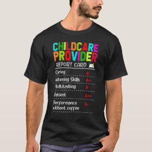 Camiseta Apreciação do Prestador de Cuidados Infantis