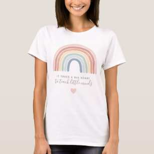 Camiseta Apreciação do Professor Arco-Íris de Aquarela