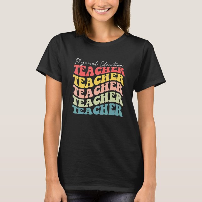 Camiseta Apreciação do Professor de Educação Física Retroat (Frente)