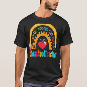 Camiseta Apreciação do professor pré-escolar Semana de volt