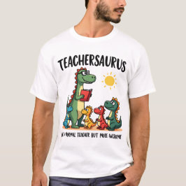 Camiseta Apreciação do Professor Teachersaurus Dinosaur