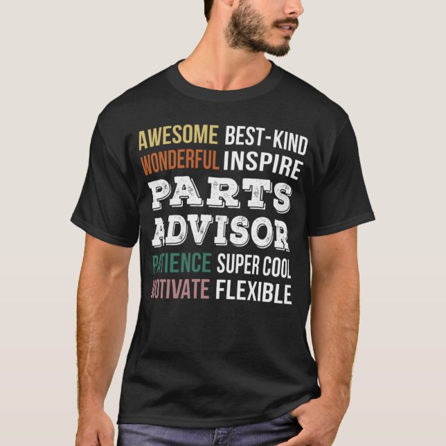 Camiseta Apreciação do Supervisor de Peças (Frente)