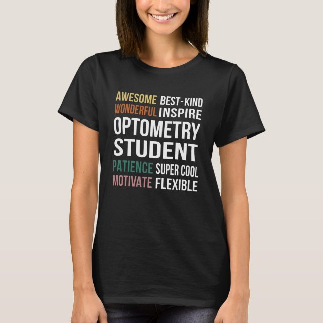 Camiseta Apreciação dos Estudantes de Optometria (Frente)