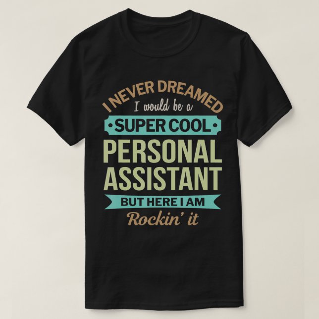Camiseta Apreciação Engraçada de Presente do Assistente Pes (Frente do Design)