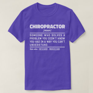 Camiseta Apreciação Legal da Fisioterapia do Chiropractor N