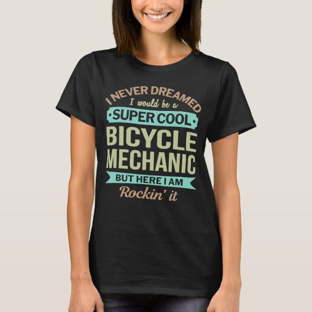 Camiseta Apreciação Mecânica Bicicleta (Frente)