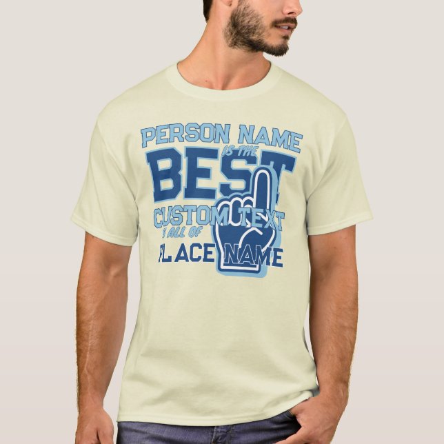 Camiseta Apreciação personalizável para a MELHOR PESSOA na  (Frente)